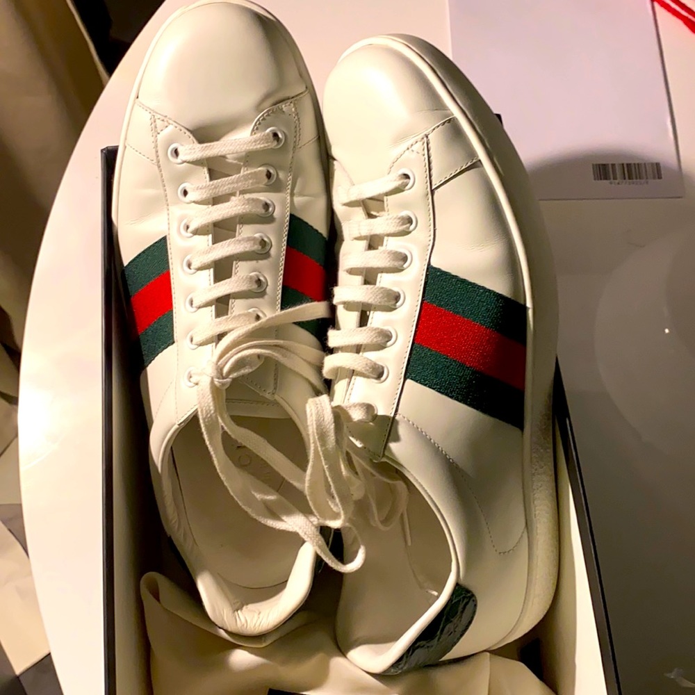 Gucci Ace Leather Sneakers